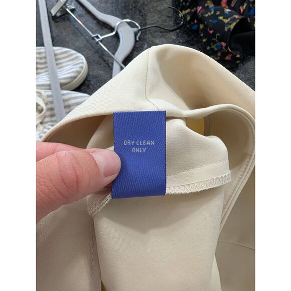 Vivienne Tam Pencil Skirt women's 10 petite cream mini NWTs cream‎ workwear - Picture 6 of 6